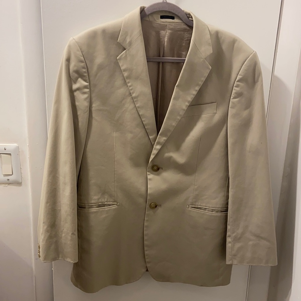 Khaki suit jacket 38S